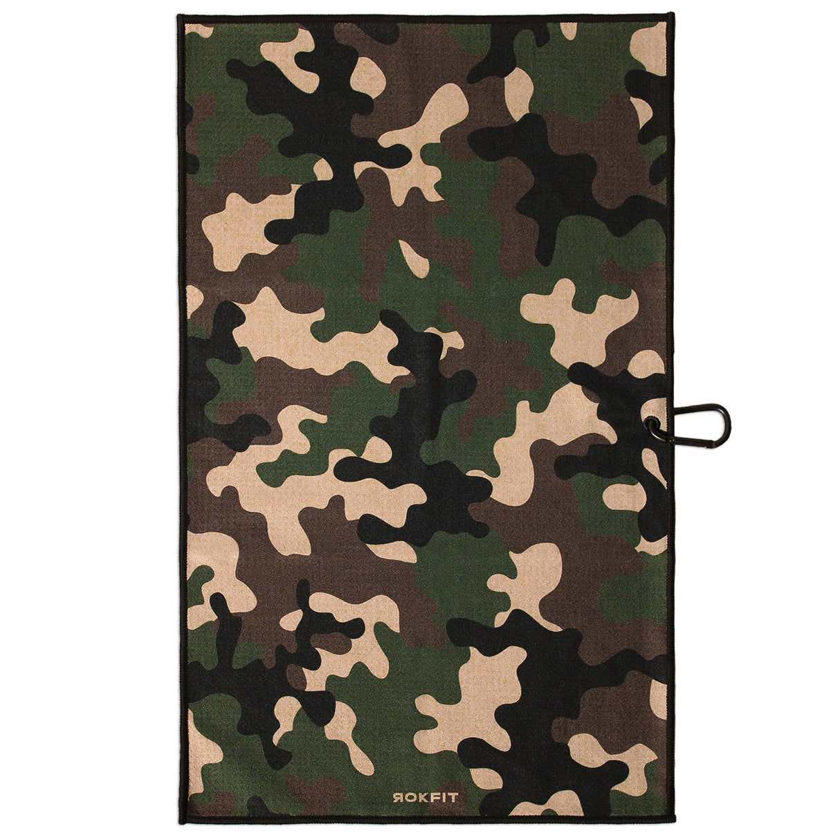 Front view of Utility Towel with 'Camo' graphic