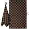 Utility Towel - Black & Gum Checker