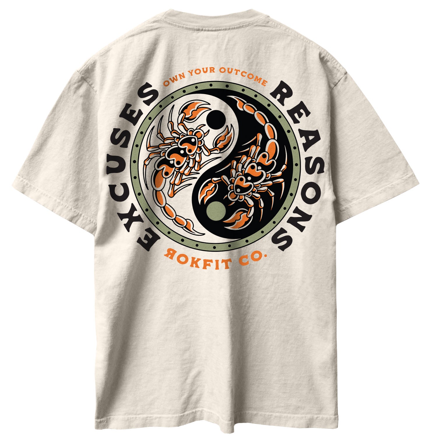 トップス everyone 2025 Relux fit shirt excuses-or-reasons-tee-back-