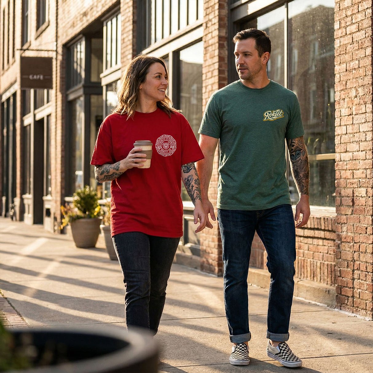 Strength Is Earned Badge - Street Tee