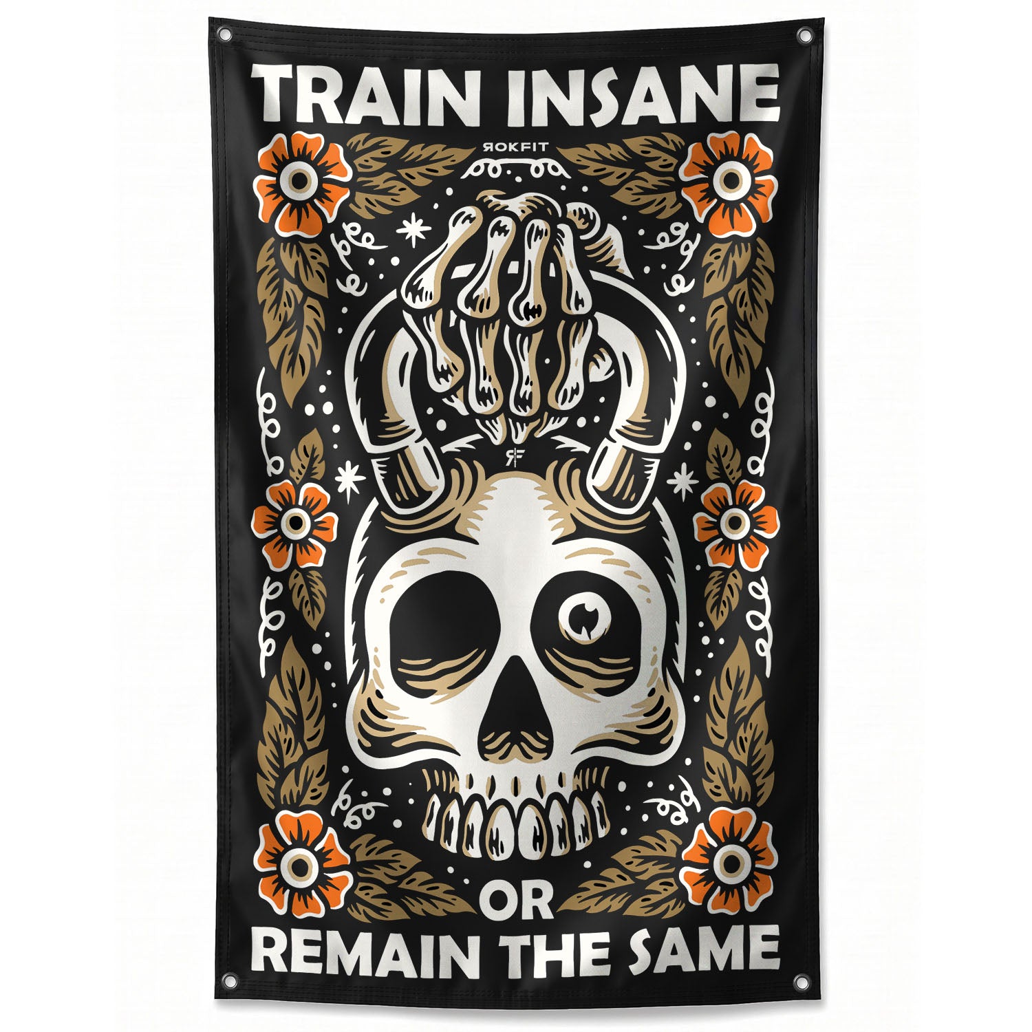 Utility Gym Flag | Double-Sided Garage Gym Banner | RokFit