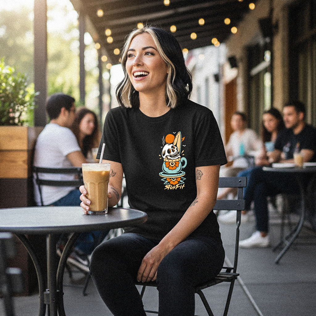 Death Before Decaf' - Cross Training, Active Wear Fitness T-Shirt