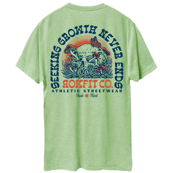 'Seeking Growth Never Ends' Cross Training, Active Wear Fitness T