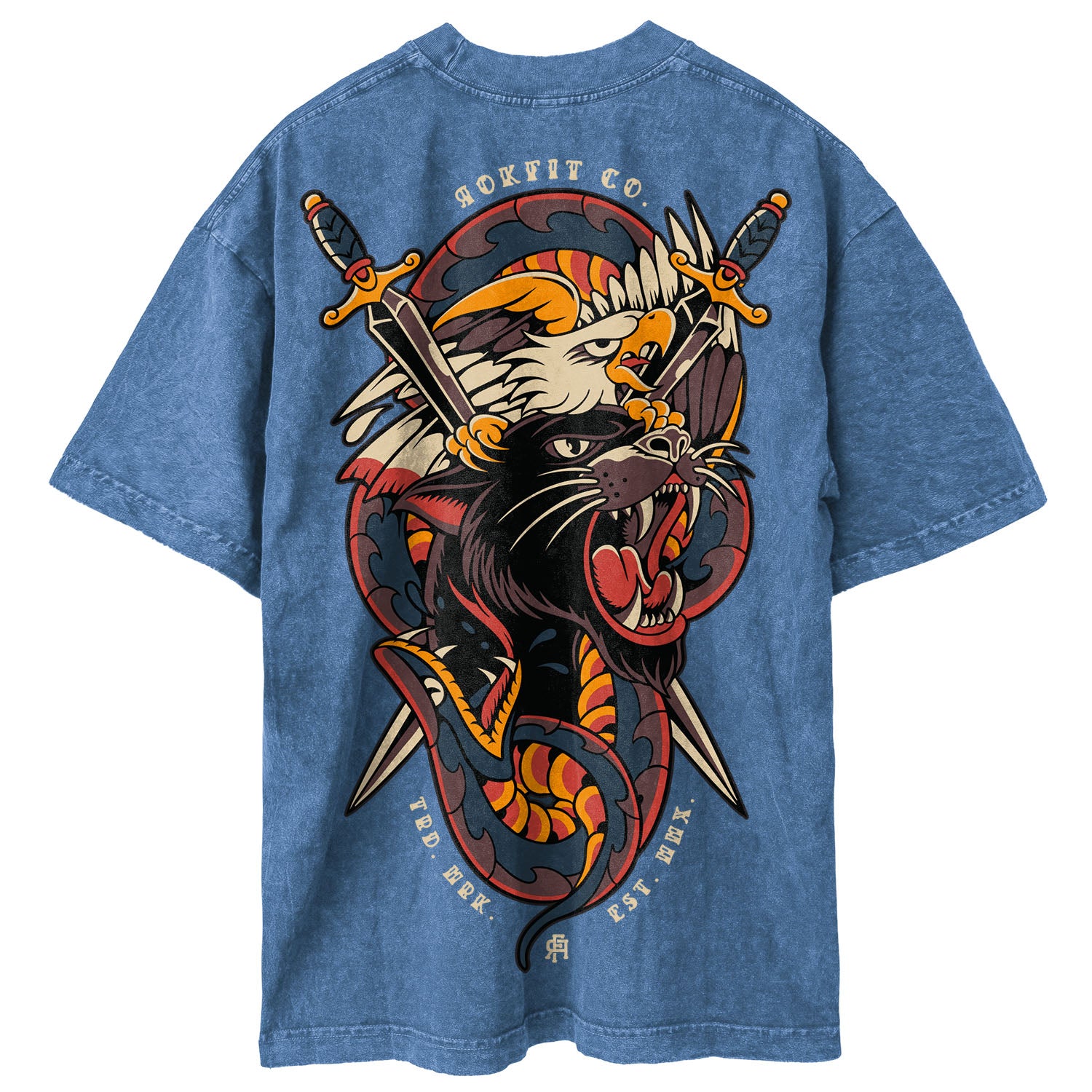 Apex Triad Street Tee - Indigo | RokFit