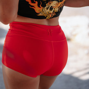 2.5" Booty Short - Red