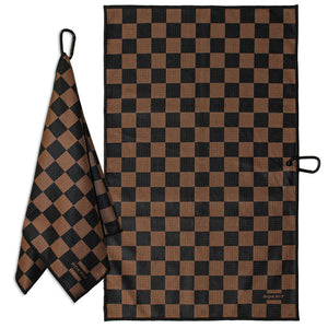 Utility Towel - Black & Gum Checker