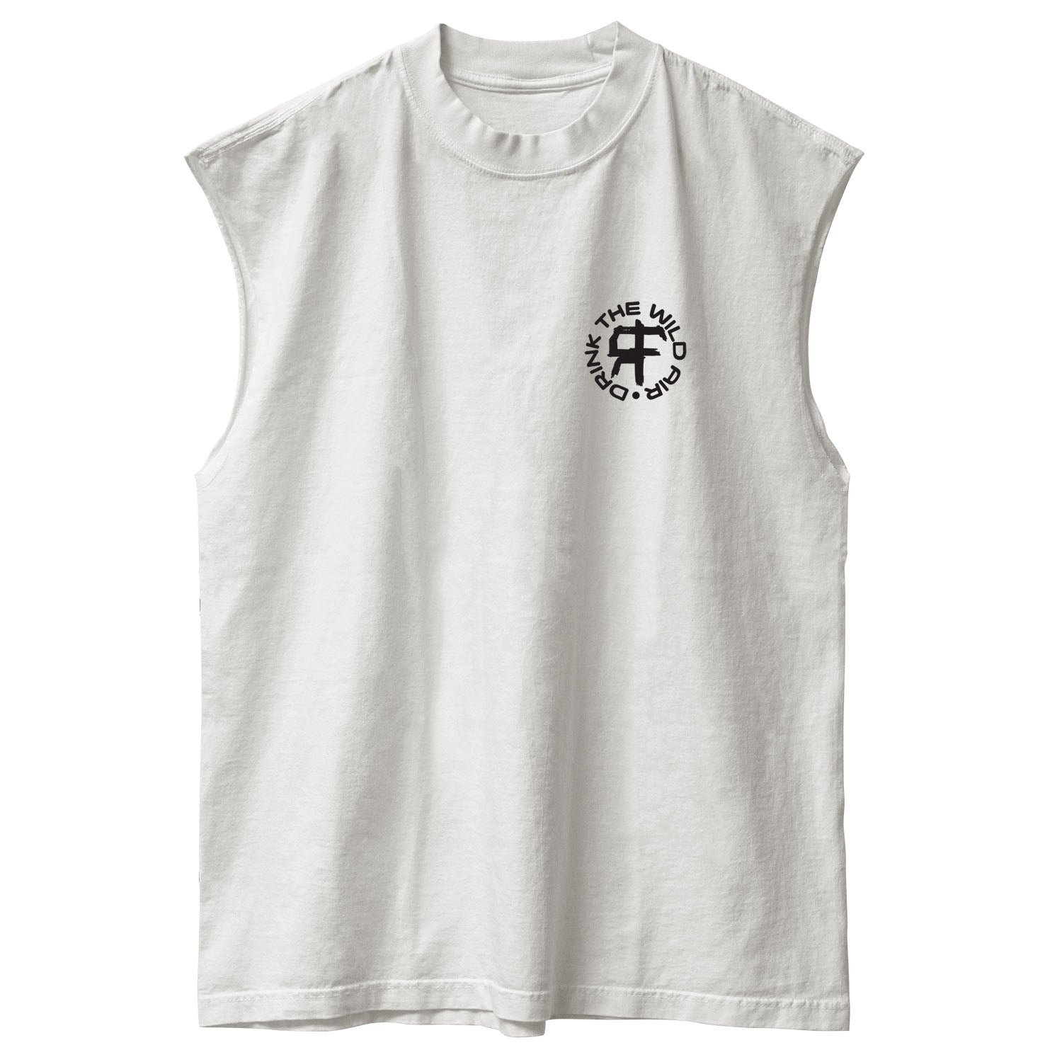Drink The Wilde Air' - Oversized Sleeveless Street Tee by RokFit