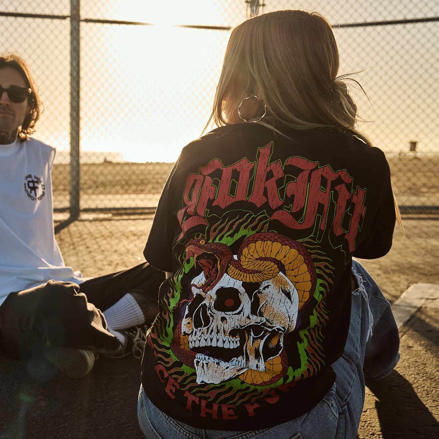Face The Fury' - Oversized Street Tee by RokFit