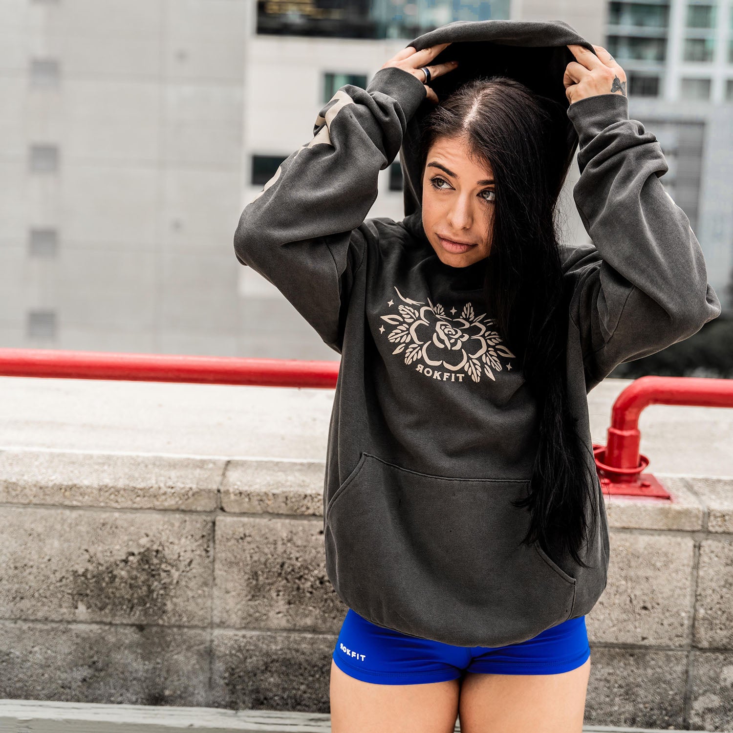Focus Over Fear Hoodie – Heavyweight Oversized Hoodie | RokFit