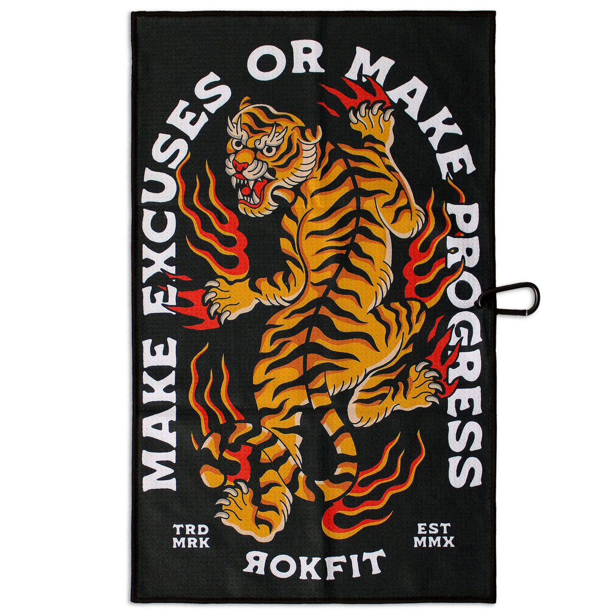 Utility Towel - Make Excuses or Make Progress