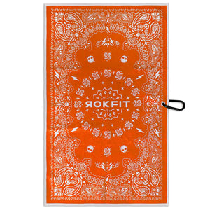 Utility Towel - Paisley Orange