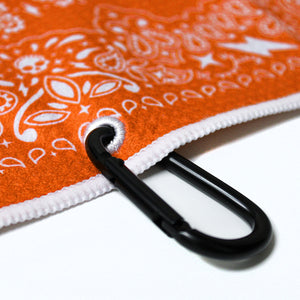 Utility Towel - Paisley Orange