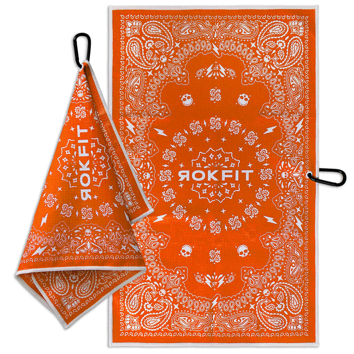 Utility Towel - Paisley Orange