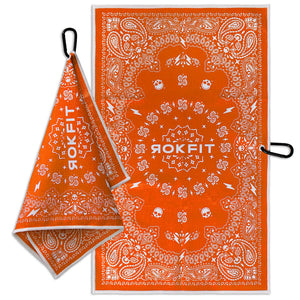 Utility Towel - Paisley Orange