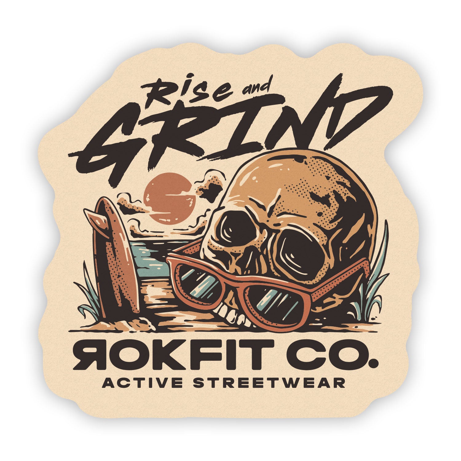 Rise and Grind - Sticker