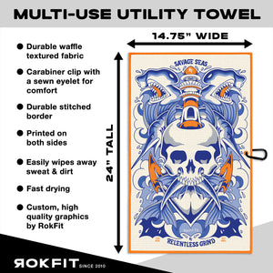 Utility Towel - Savage Seas, Relentless Grind