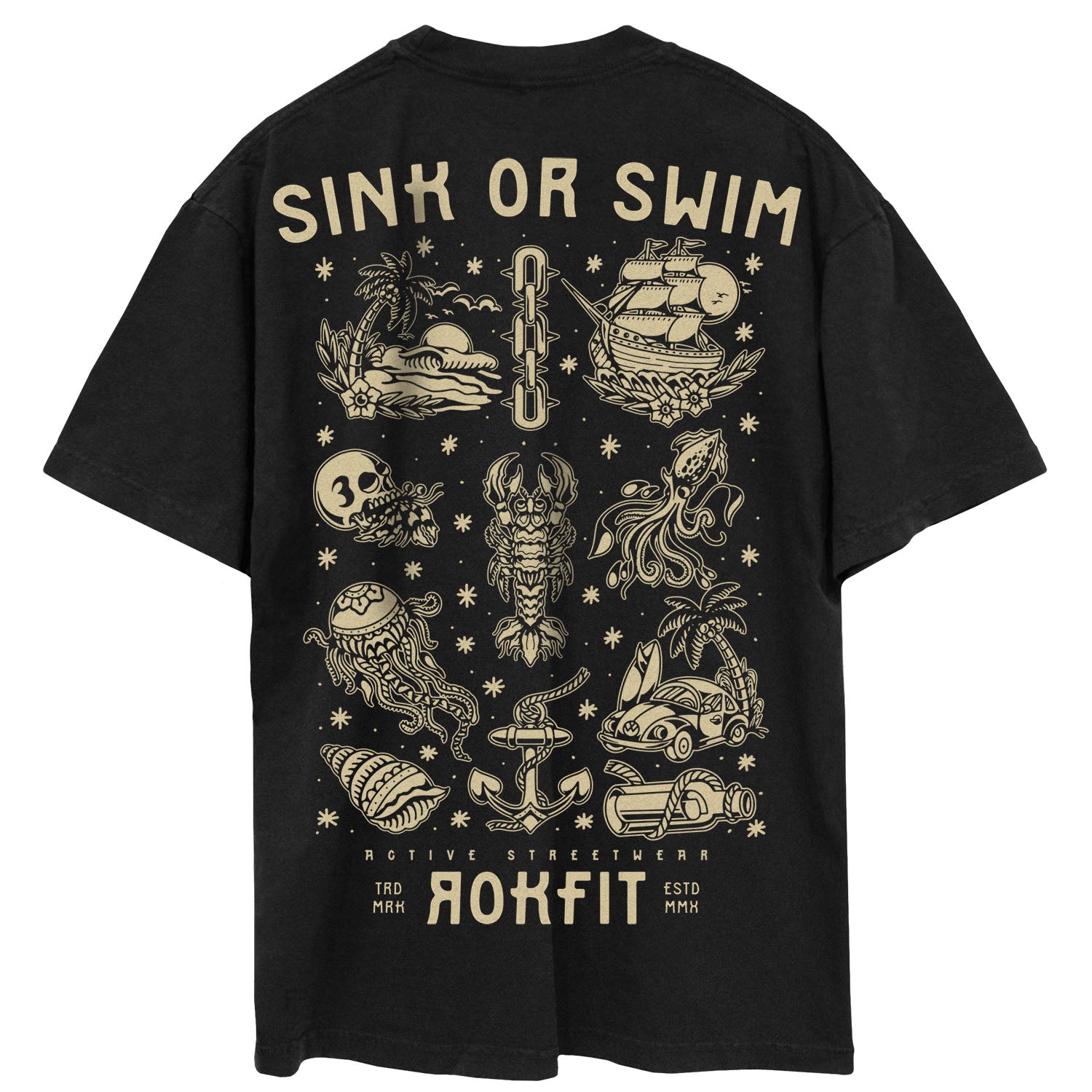 Oversized Street Tees – Heavyweight & Shrink-Free | RokFit®