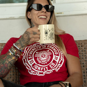 Strength Is Earned Badge - Crop Top