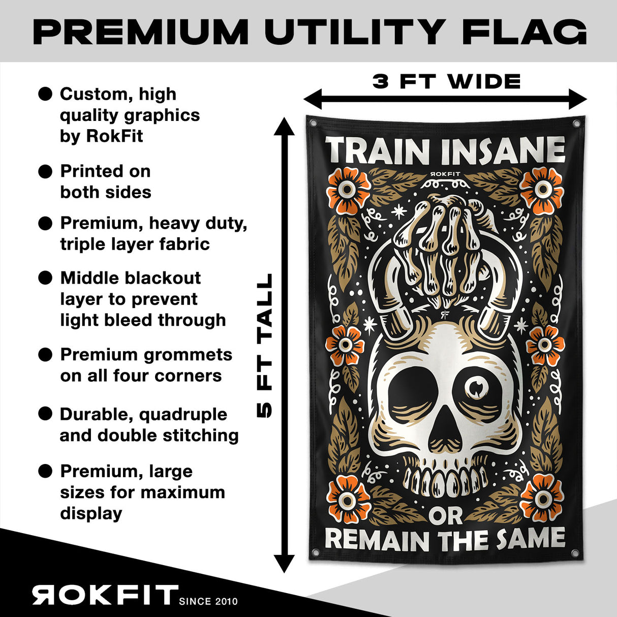 Utility Flag - Train Insane Or Remain The Same