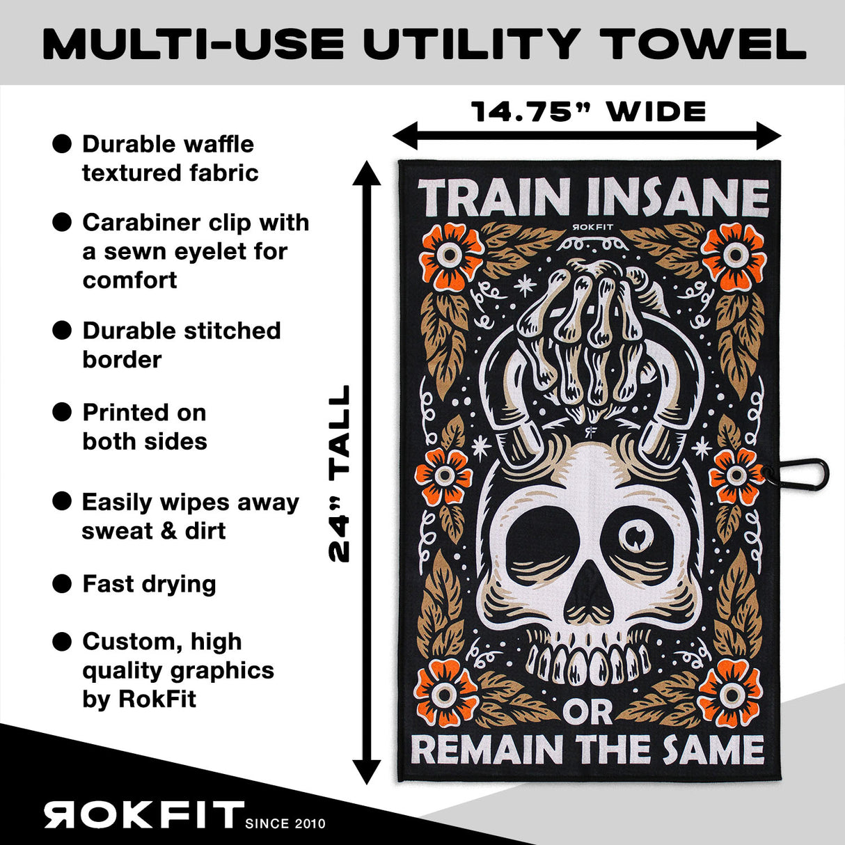 Utility Towel - Train Insane