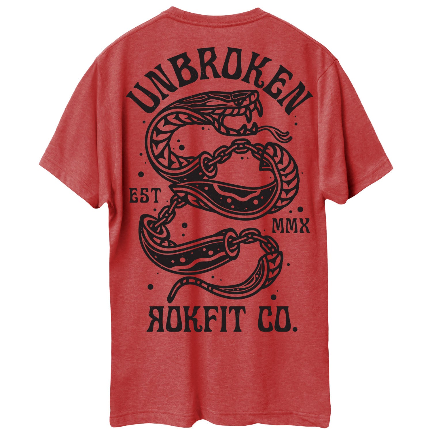 Unbroken' - Cross Training, Active Wear Fitness T-Shirt by RokFit