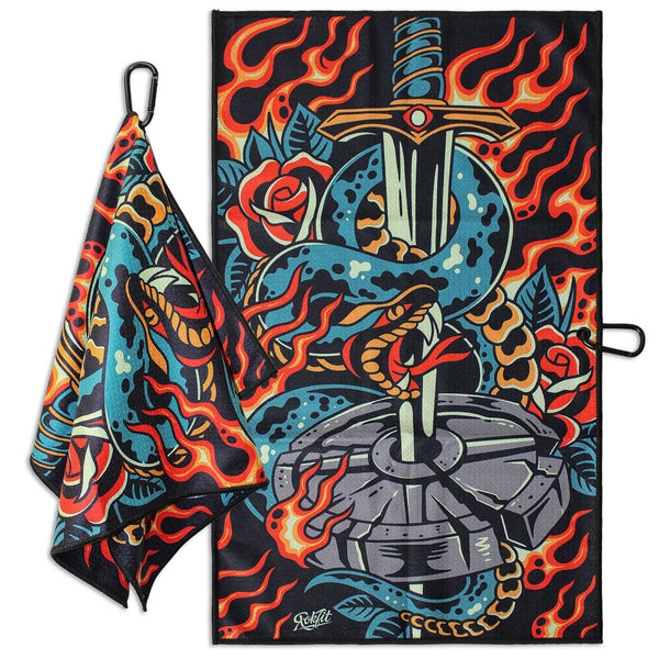 Utility Towel by RokFit | Multi-Use Gym, Golf & Everyday Towel
