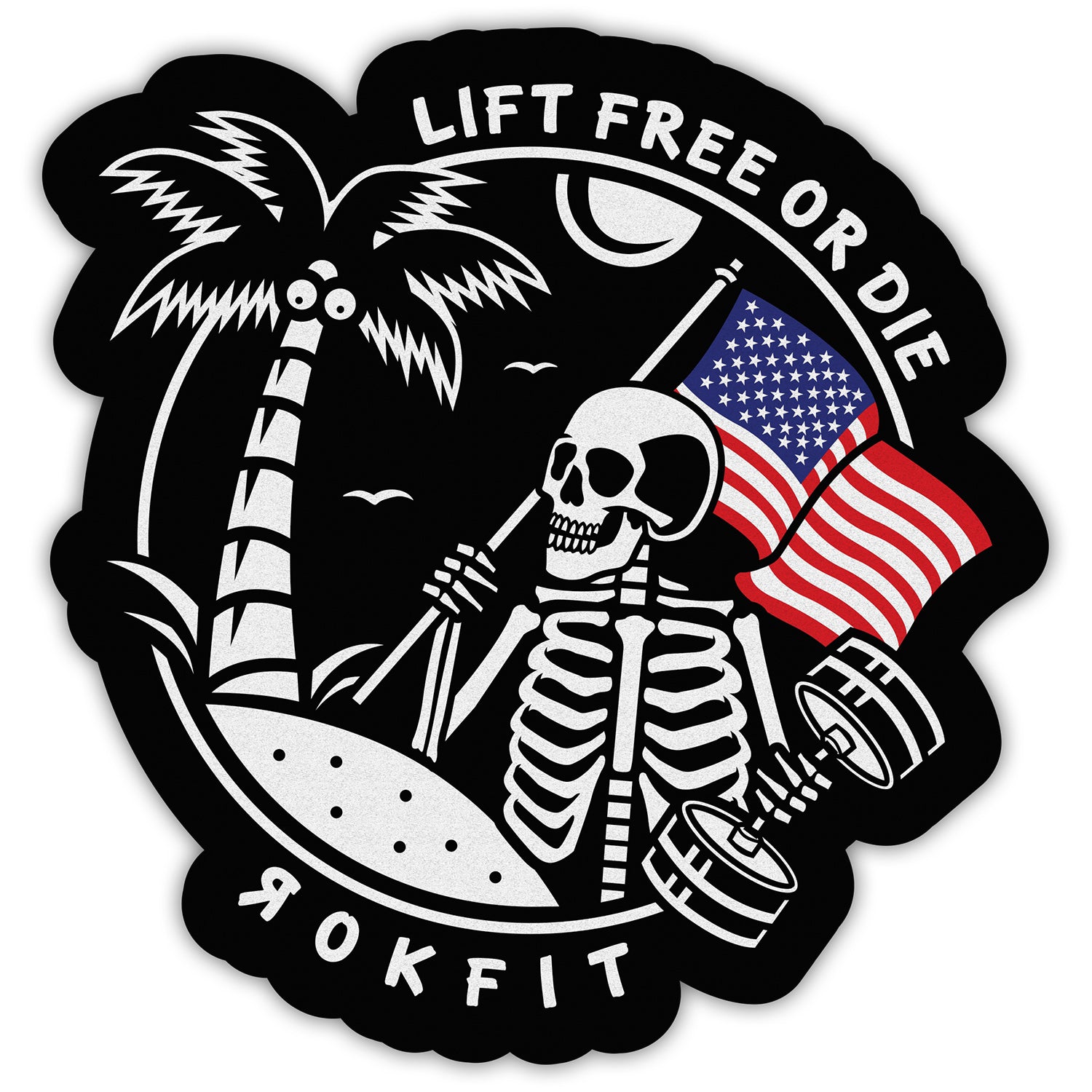 Lift Free or Die - Sticker