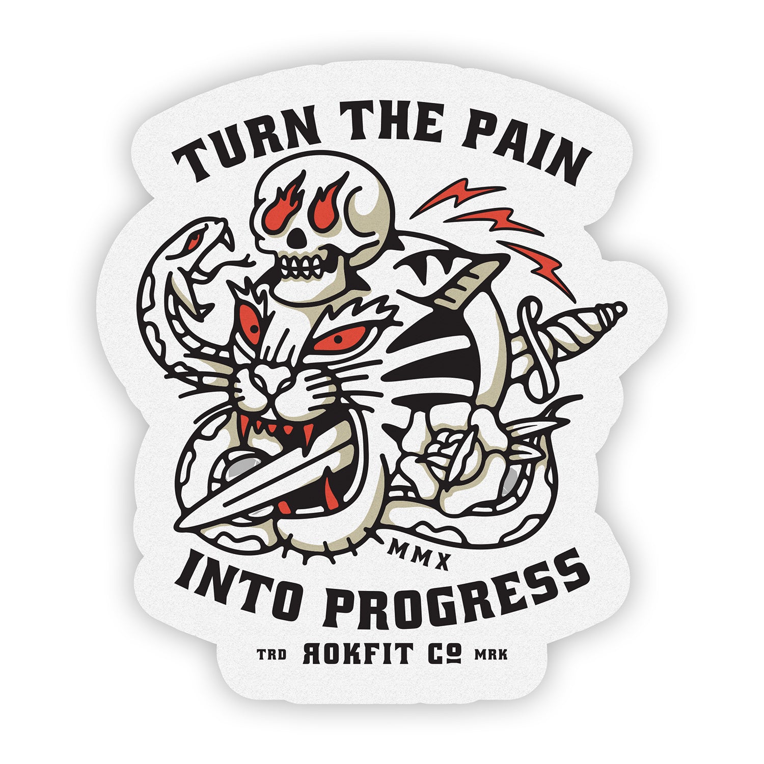 Pain Into Progress - Sticker