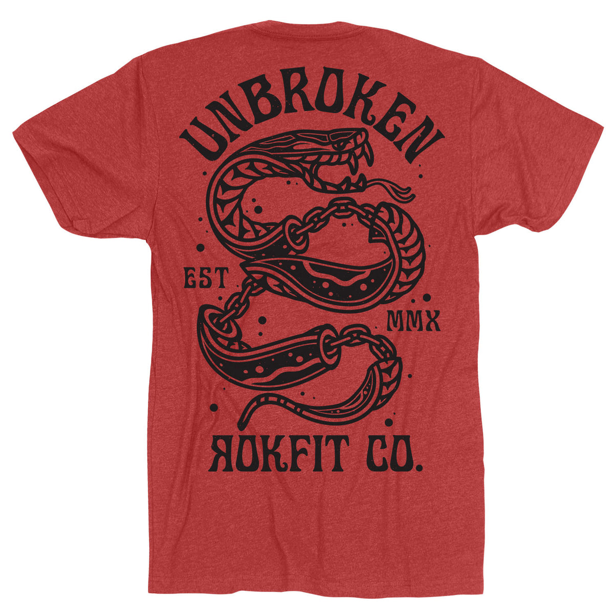 'Unbroken' - Cross Training, Active Wear Fitness T-Shirt by RokFit
